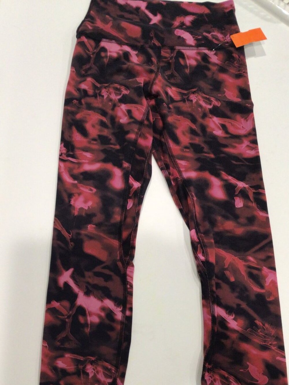 Lululemon Align High-Rise Pant Intensity Pink Blossom Multi Size 4